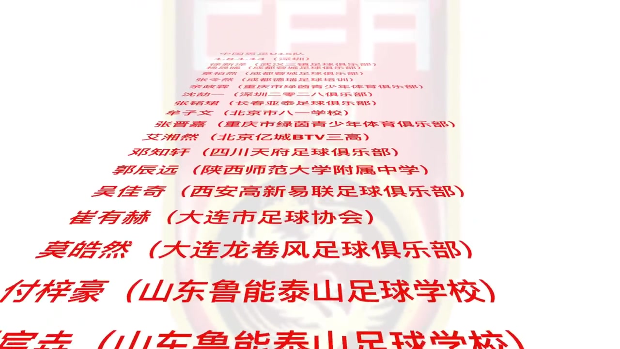 OD体育平台-U-15国少队2026年首期第一批集训结束，30名球员接受了教练组考察